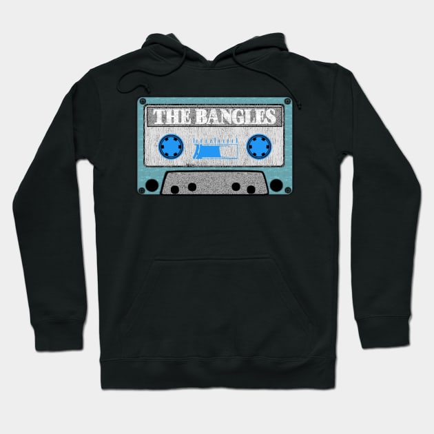 the bangles blue cassette Hoodie by toemangaa